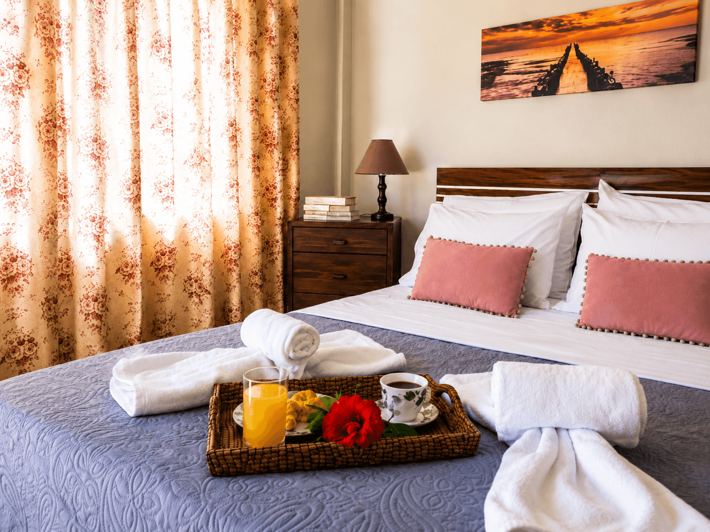 Restful bedrooms